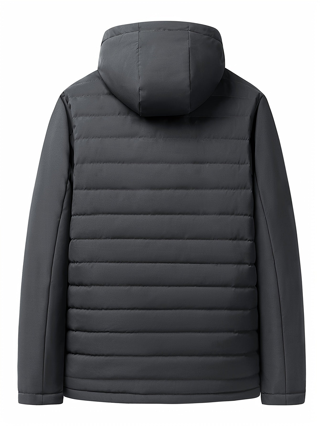 Daunenjacke für Herren – mit Fleece gefüttert – mit Kapuze – Winterjacke – Wintermäntel und -jacken für Herren