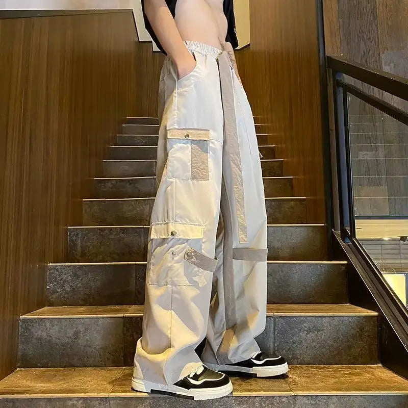 Rosalinda - Vintage Cargohose Baggy Jogging Wide Leg