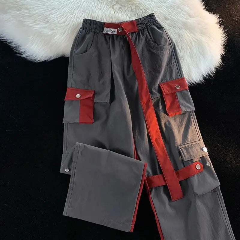 Rosalinda - Vintage Cargohose Baggy Jogging Wide Leg