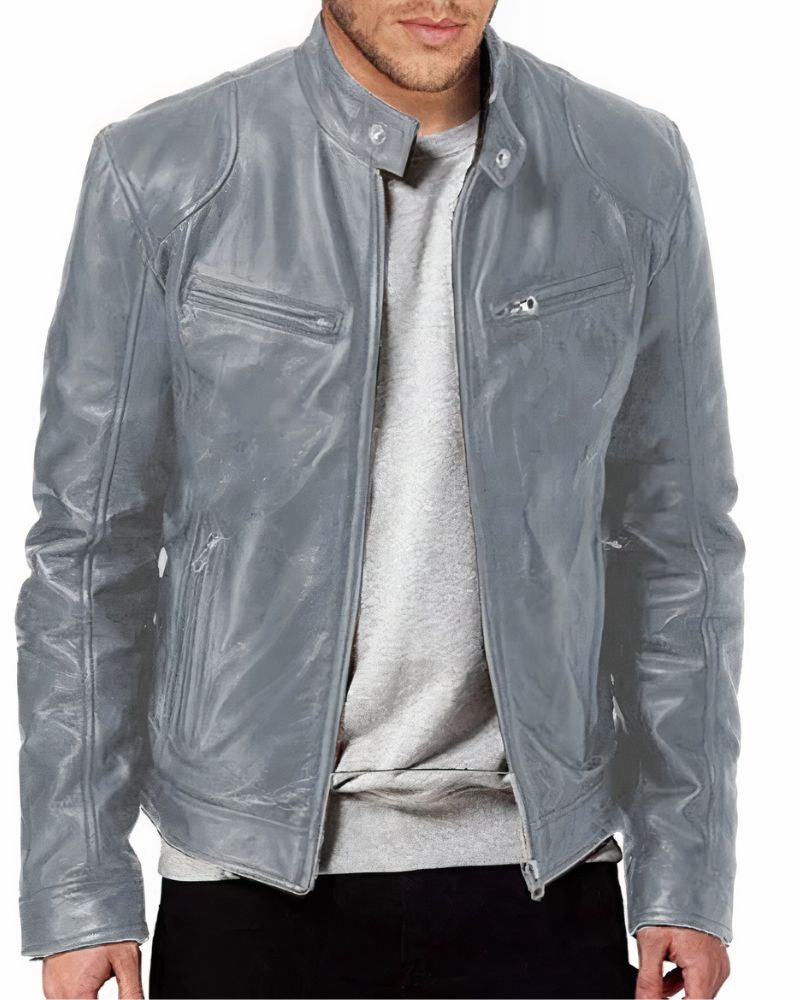 Motorradjacke aus Leder für Männer - Erwan