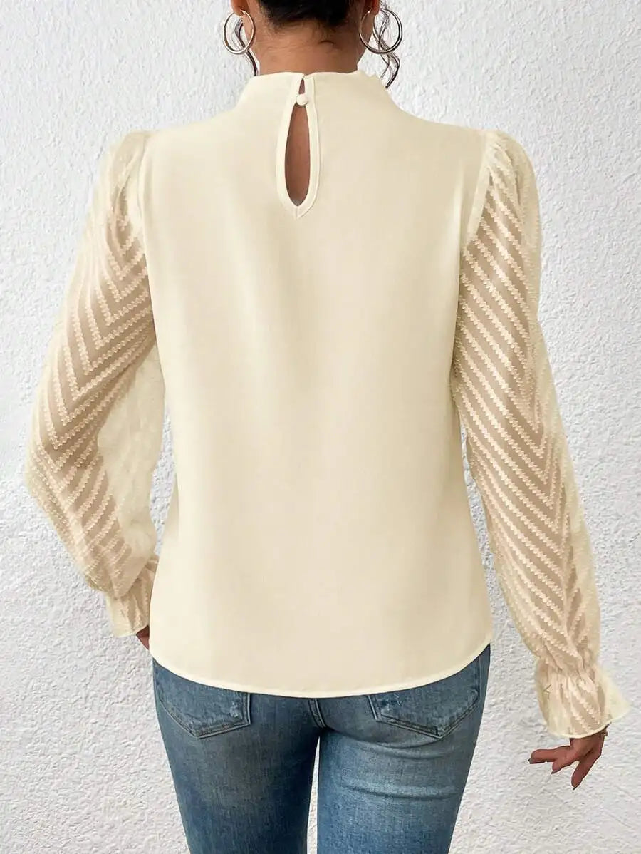 Lillymoda | Amaia - Lässiges Top mit Rüschenärmeln