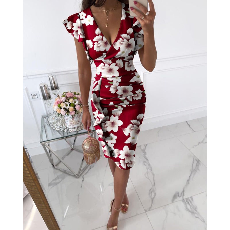 Lillymoda | Jailyn - Minikleid mit Rüschenärmeln