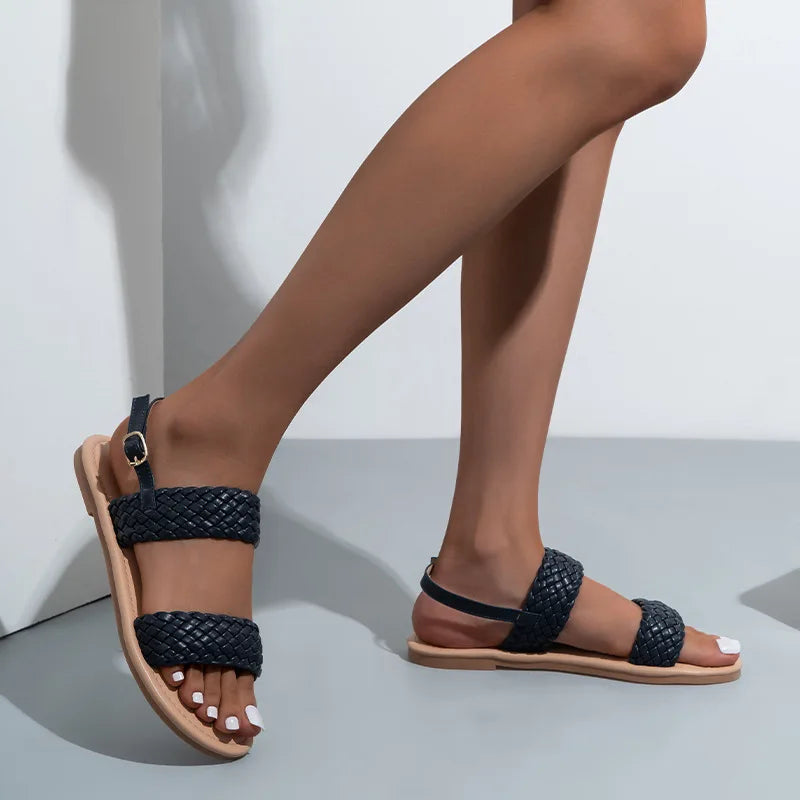 Lillymoda | Julia - Elegante flache Sommersandalen