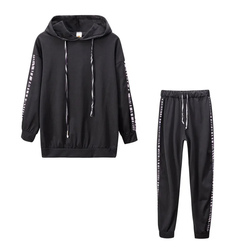 Lillymoda | Diana - Trendy Stripes Trainingsanzug [Jacke+Hose]