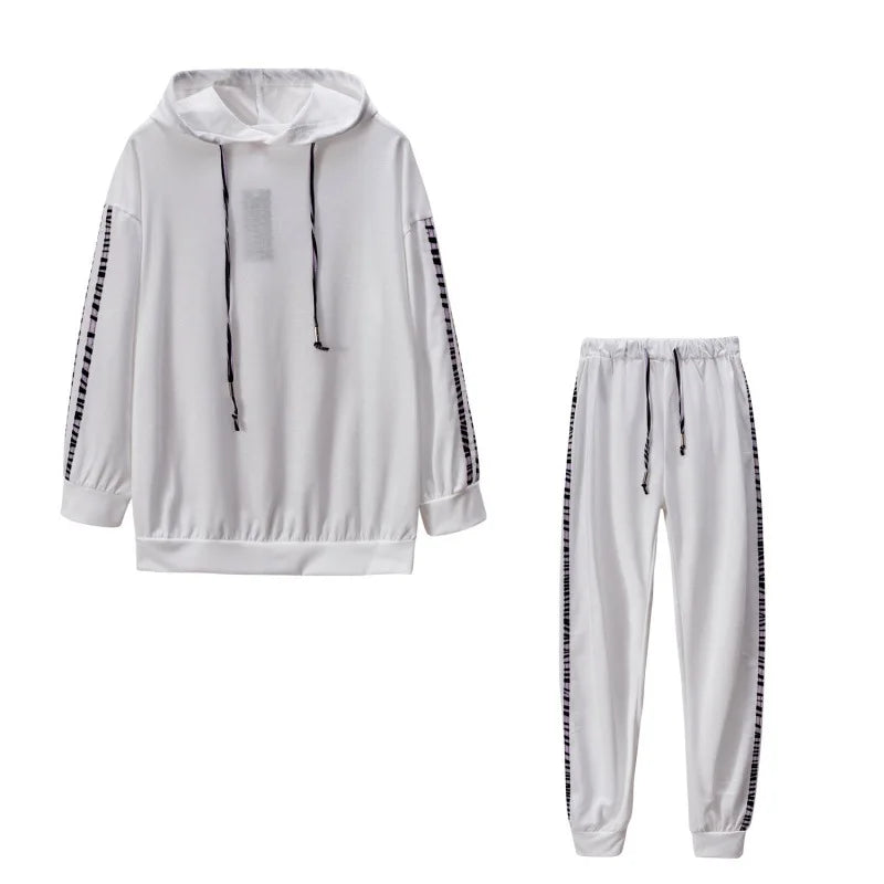 Lillymoda | Diana - Trendy Stripes Trainingsanzug [Jacke+Hose]