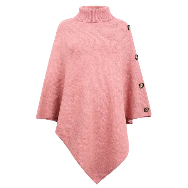 Zinnia - Eleganter Poncho mit asymmetrischen Details