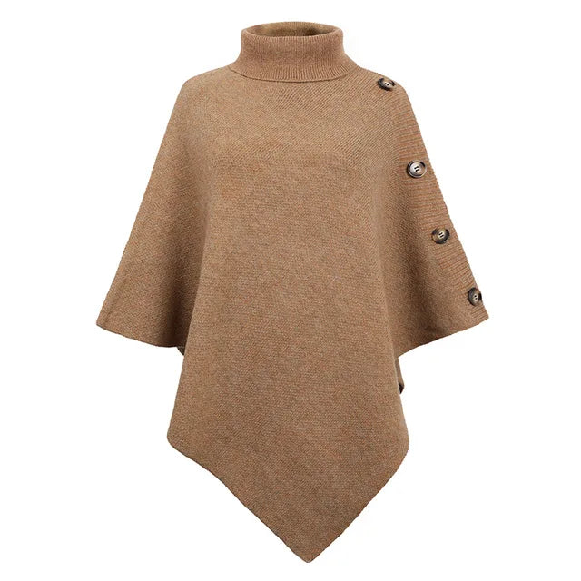 Zinnia - Eleganter Poncho mit asymmetrischen Details