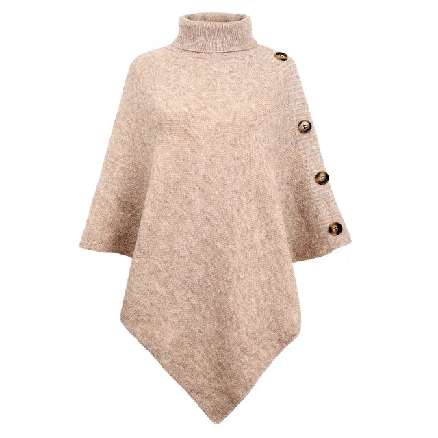 Zinnia - Eleganter Poncho mit asymmetrischen Details