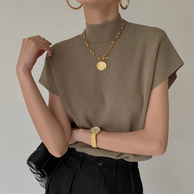 Lillymoda | Raina - Modisches Strick-Top