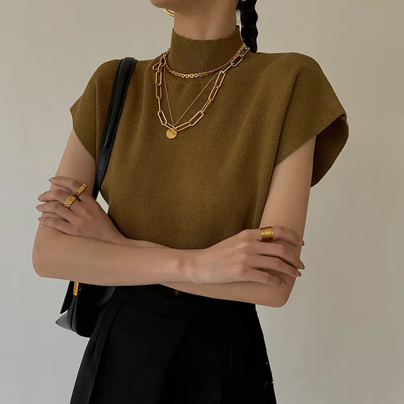 Lillymoda | Raina - Modisches Strick-Top