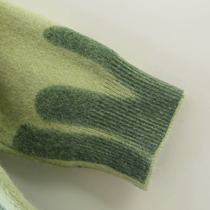 Quiane - Wellenlinien Strickpullover