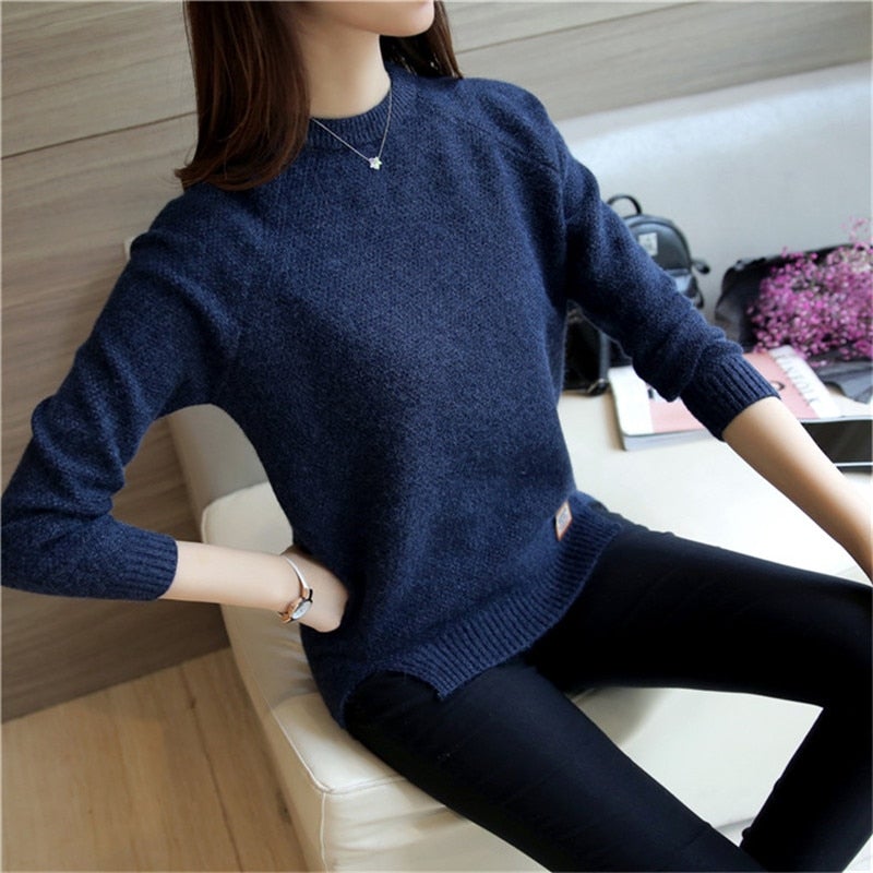 Strickpullover für Damen mit Streifen