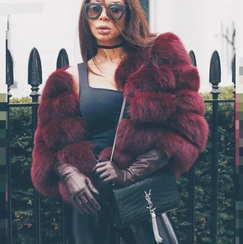 Lillymoda | Iris - Glam Pelzmantel