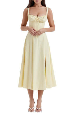 Lillymoda | Blakley - korsettiertes Blumen Sommerkleid