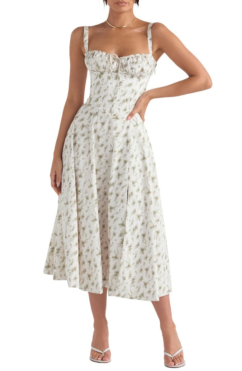 Lillymoda | Blakley - korsettiertes Blumen Sommerkleid