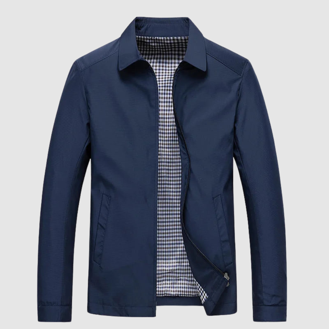 Harrington-Jacke – wasserdichte, winddichte Herbstjacke für Herren mit Reißverschluss