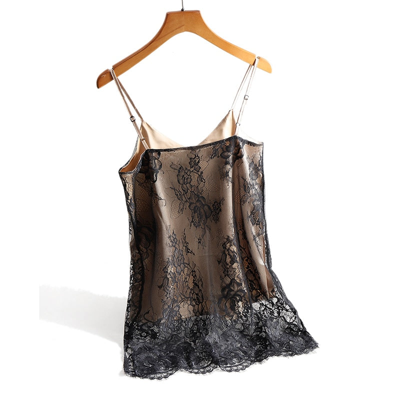 Damen Tanktop aus Spitze