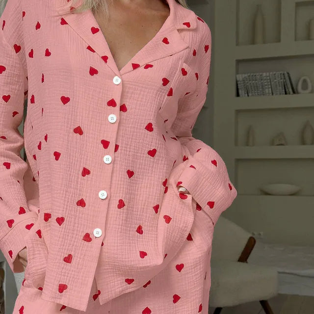 Lillymoda | Daisy - Herz-Pyjama
