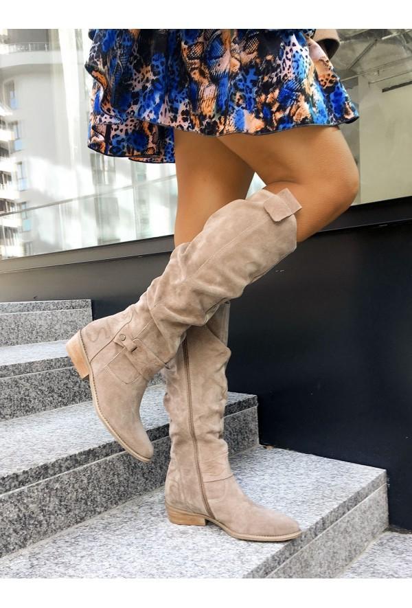 Lillymoda | Alice - Bequeme Warme Wildlederstiefel für Frauen