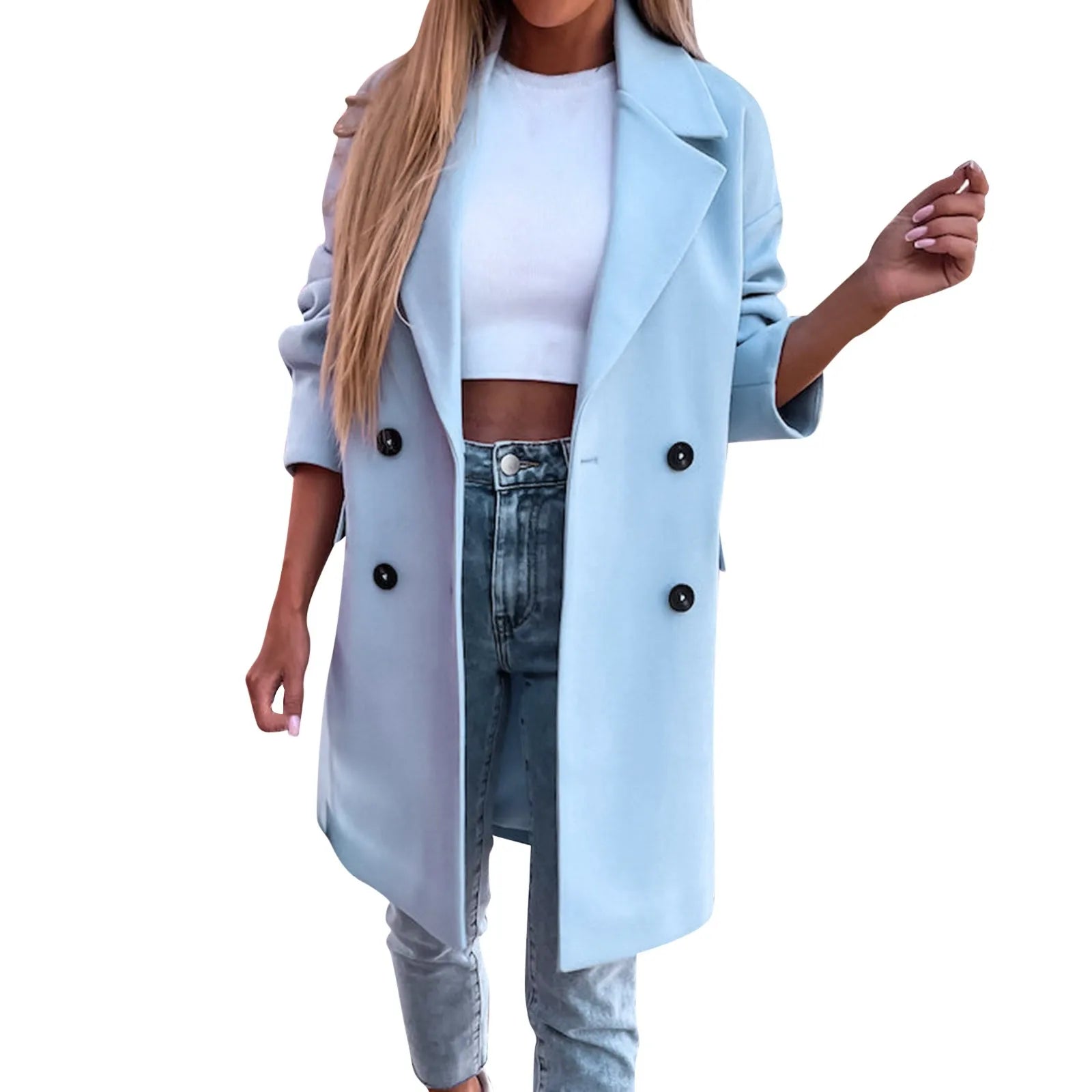 Lillymoda | Alison - stylischer Trenchcoat in mittlerer Länge