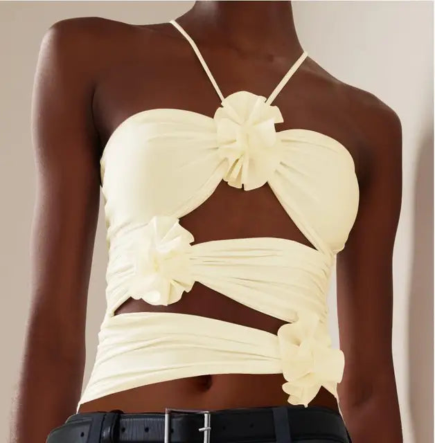 Lillymoda | Charity - Blumiges Trägeroberteil