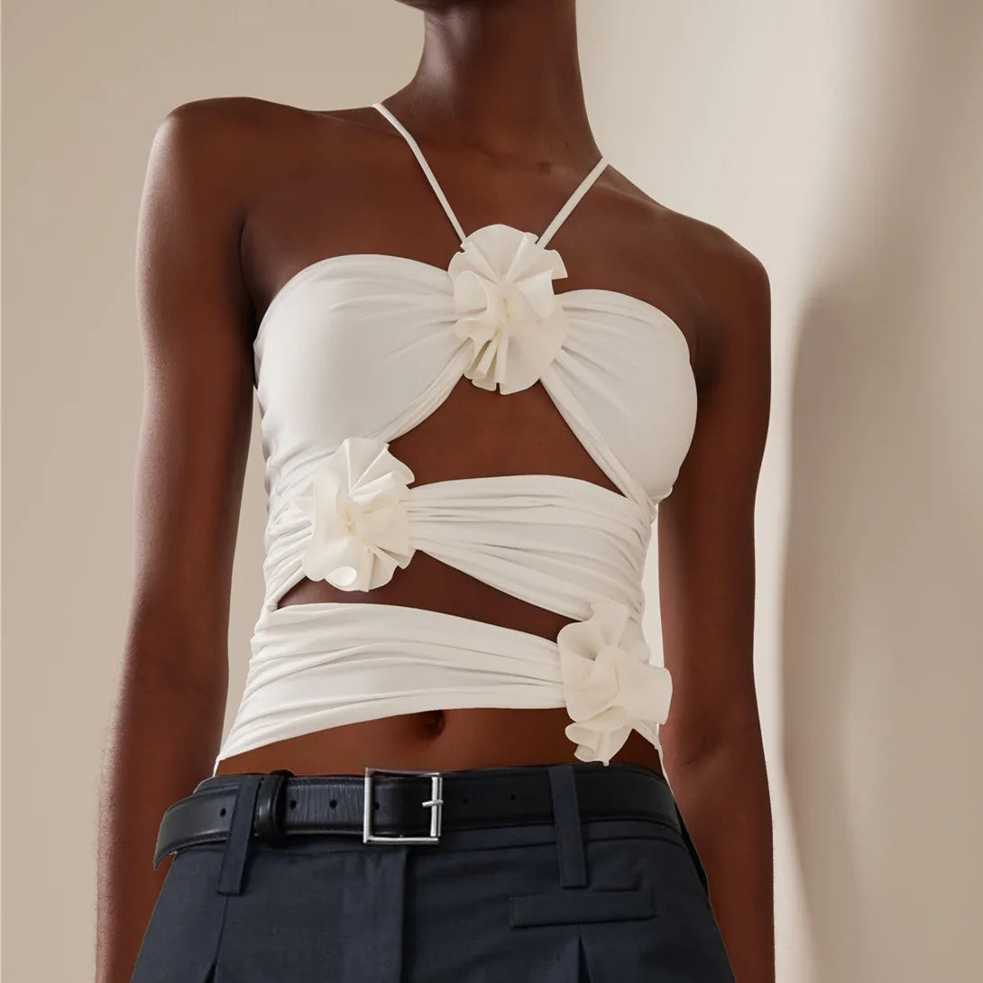 Lillymoda | Charity - Blumiges Trägeroberteil