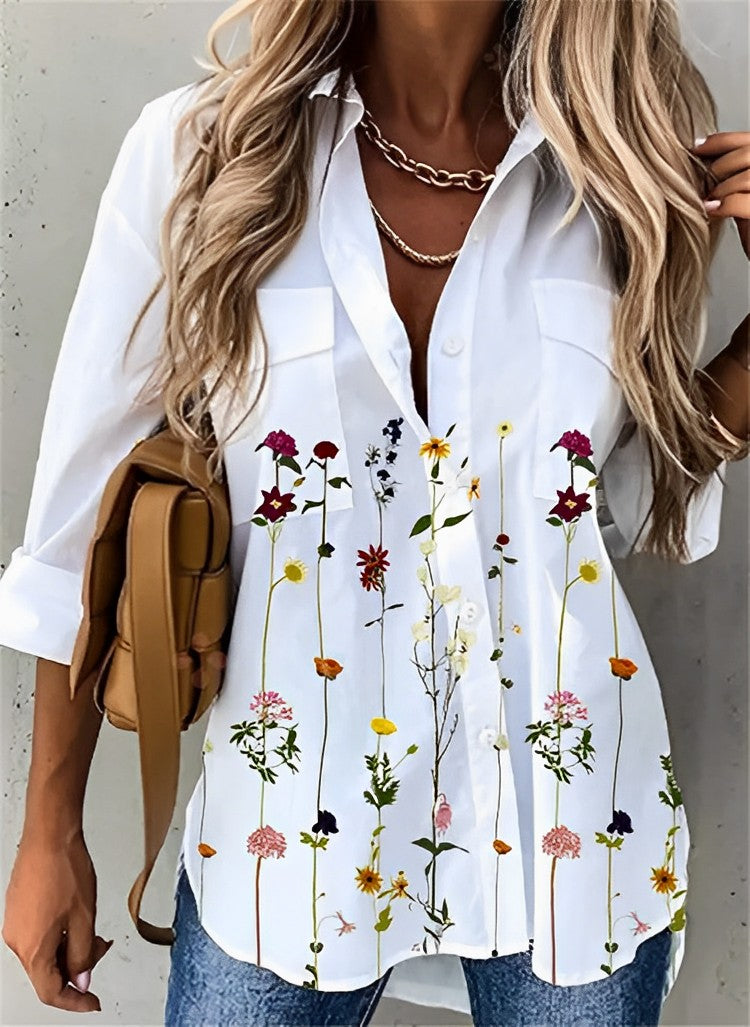 Iva –  Weiße Bluse für Damen