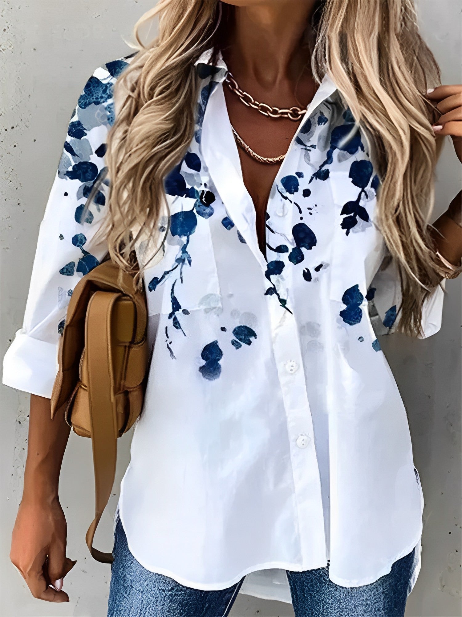 Iva –  Weiße Bluse für Damen