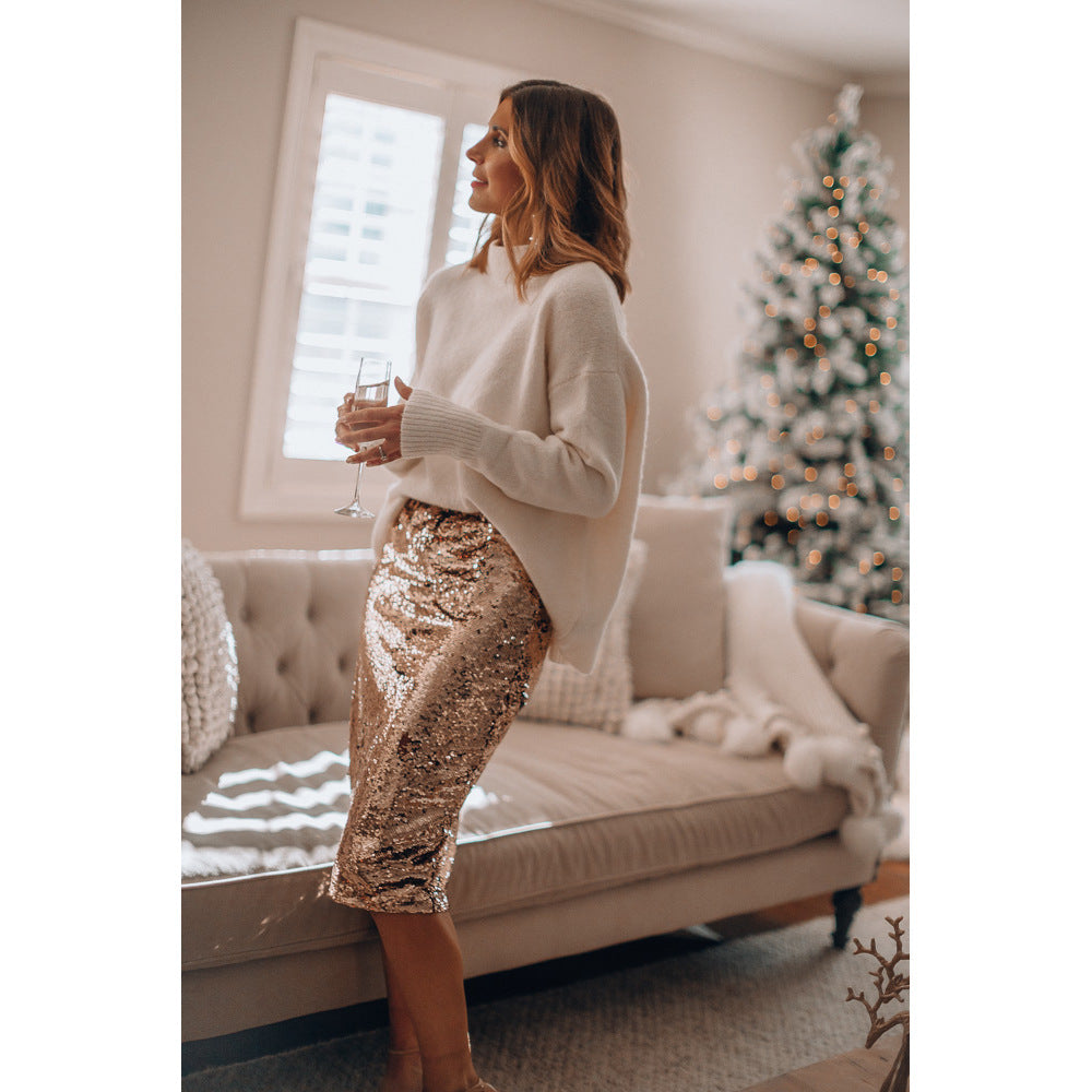 Lillymoda |  Victoria - Modisches Glitzerkleid