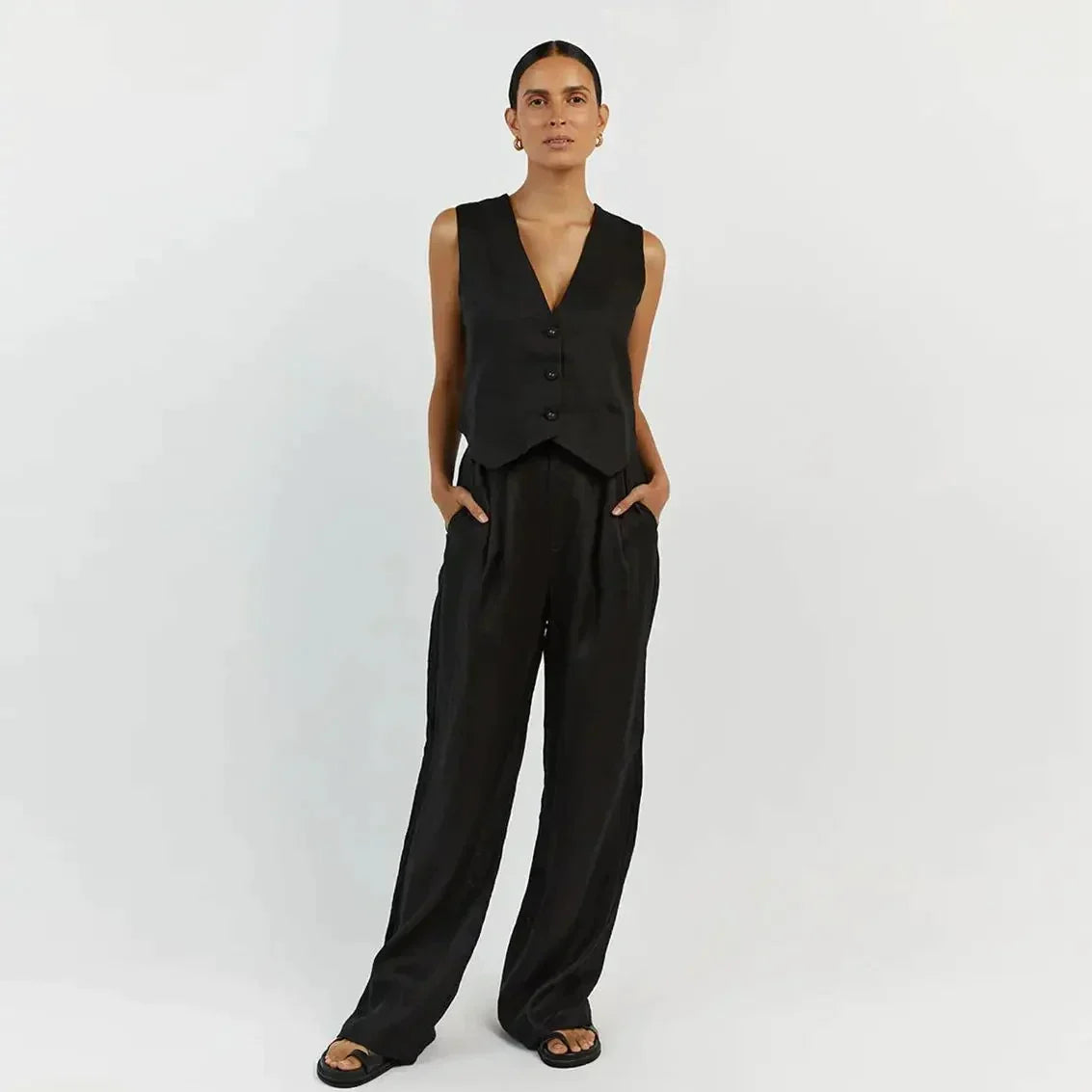 Lillymoda | Elaina - Stylisches Sommer-Set [Oberteil+Hose]