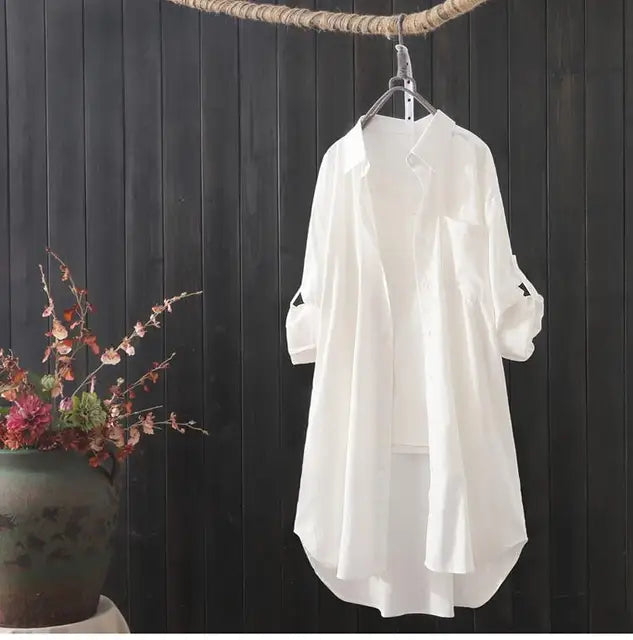 Lillymoda | Elsie - Stilvolles Langes Hemd Oben