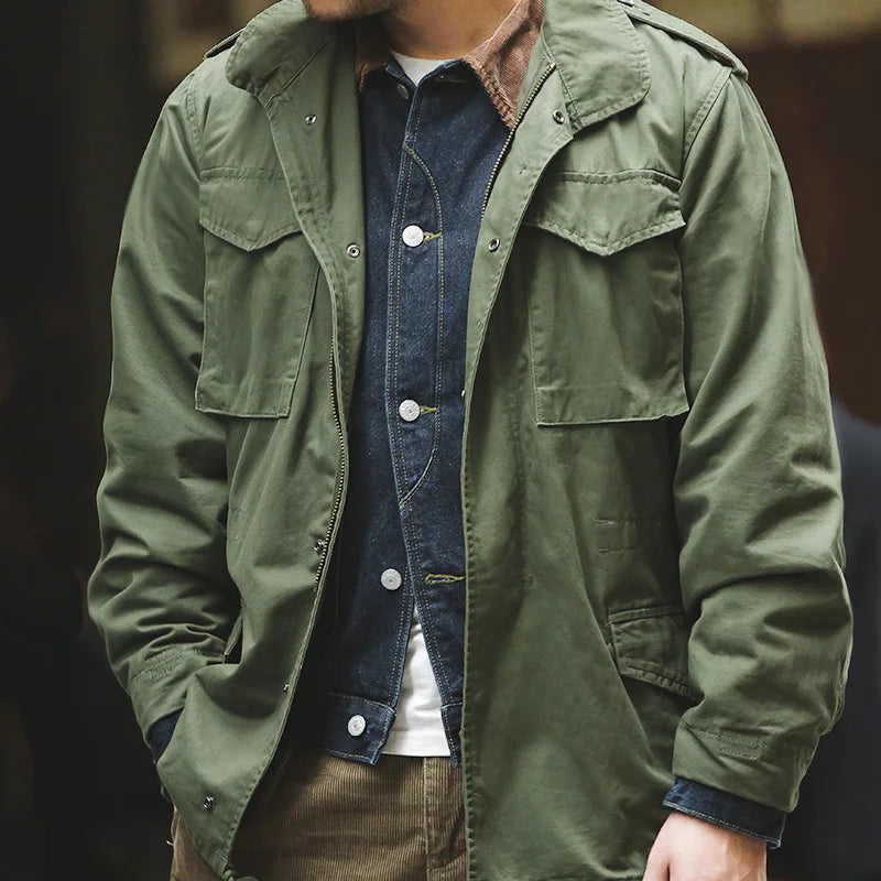 Wilfredo - Robuste M65 Herren Outdoor Jacke mit viel Platz