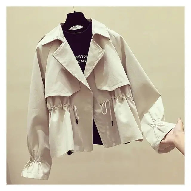 Lillymoda | Alexa - eleganter Trend-Trenchcoat