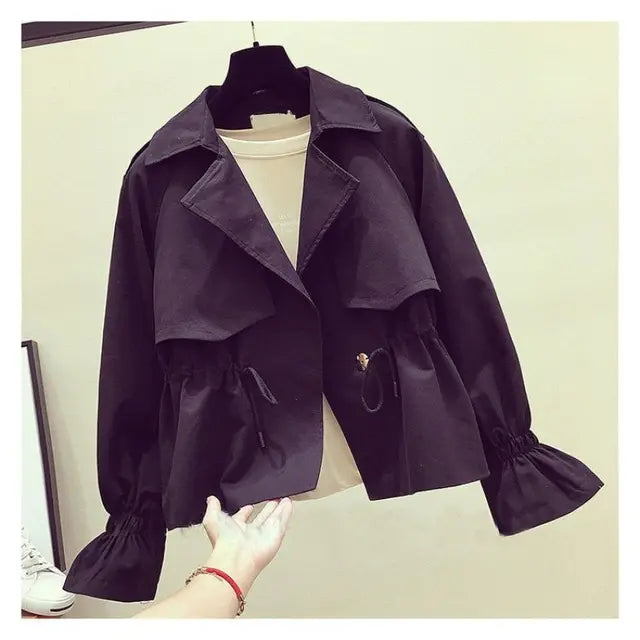 Lillymoda | Alexa - eleganter Trend-Trenchcoat