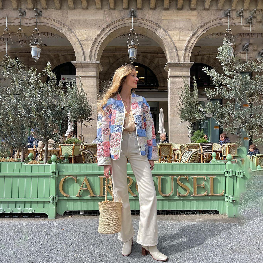 Lillymoda | Brylee - Stylische bedruckte Steppjacke