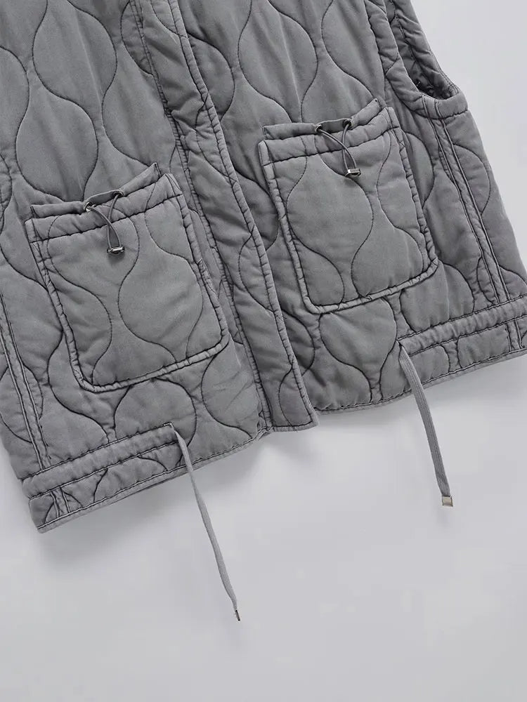 Lillymoda | Edith - Stehkragenweste Soft Weste