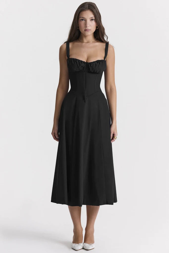 Lillymoda | Blakley - korsettiertes Blumen Sommerkleid