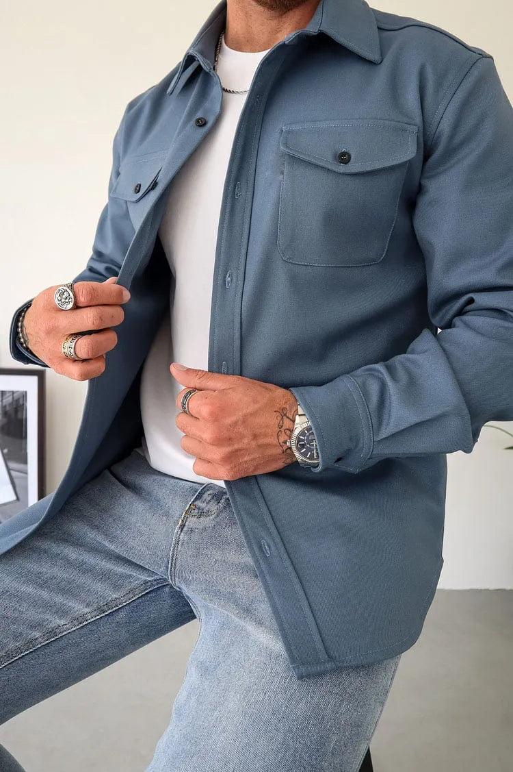 Oberhemd | Langarm | Hemdjacke | Herrenkleidung