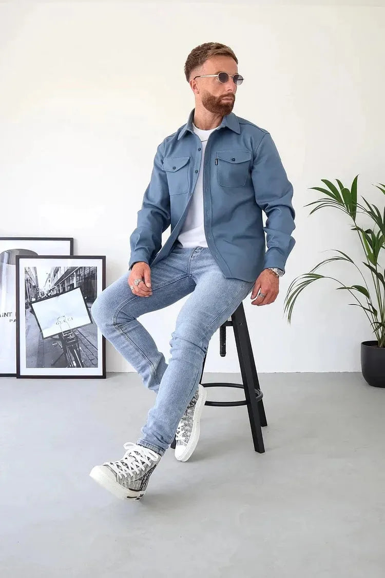Oberhemd | Langarm | Hemdjacke | Herrenkleidung
