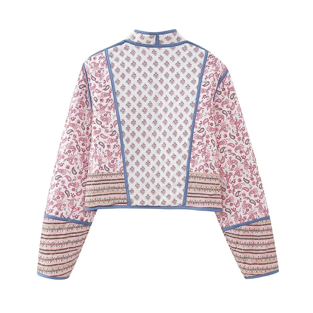 Lillymoda | Anastasia - Stilvoller Bedruckter Reversible-Mantel