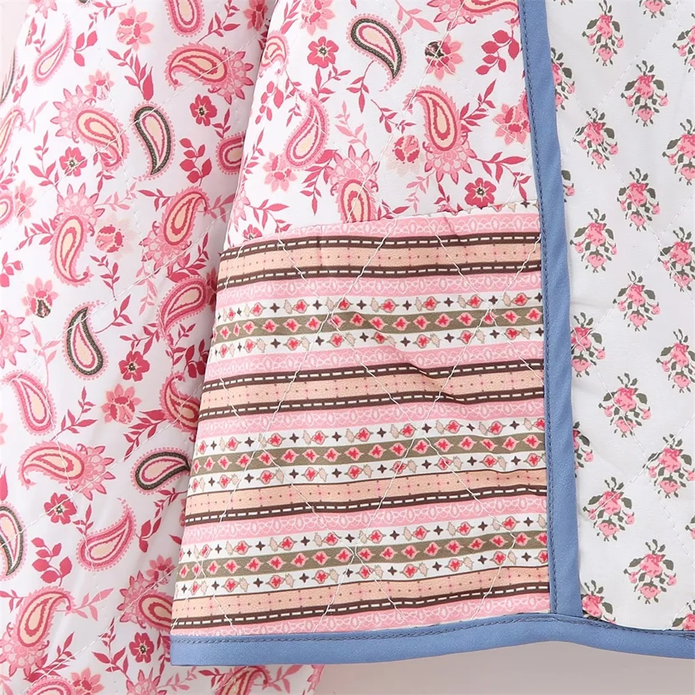 Lillymoda | Anastasia - Stilvoller Bedruckter Reversible-Mantel