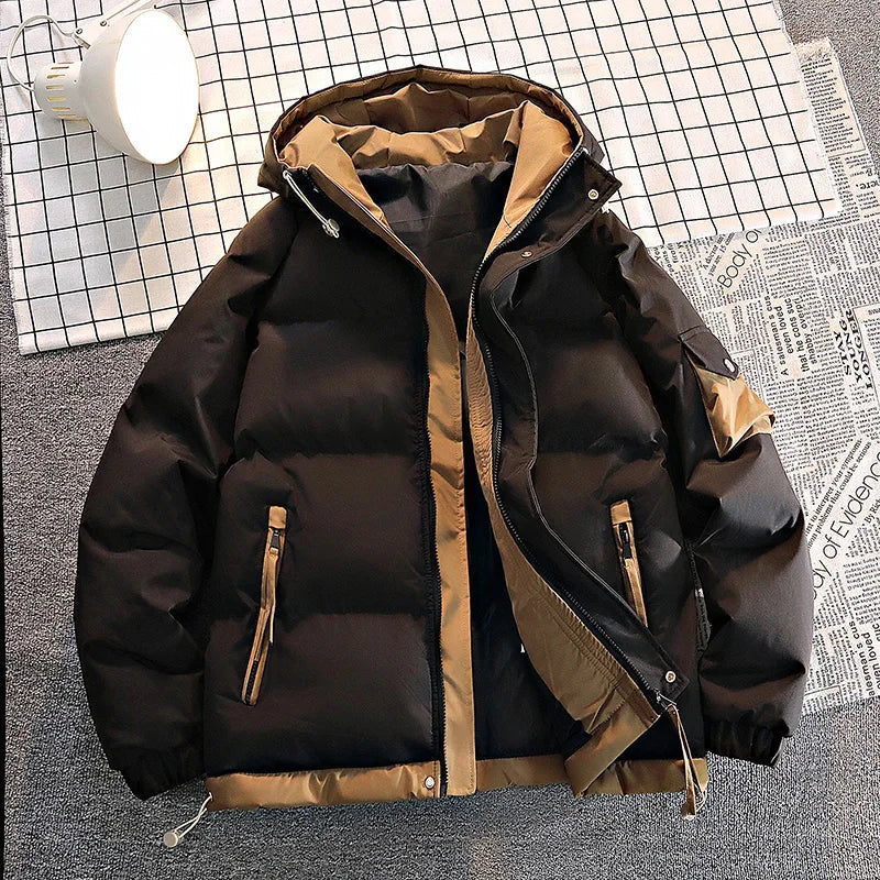 Pufferjacke - Kapuze - Warm - Daunenjacke - Winterjacken für Männer