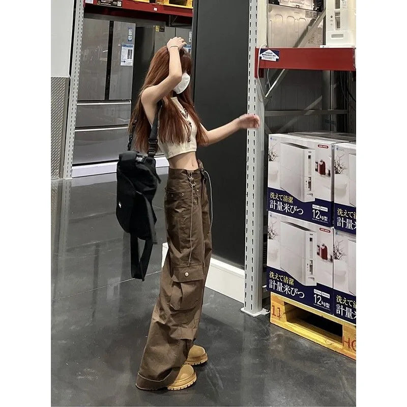 Rubi - Koreanische Vintage-Cargohose