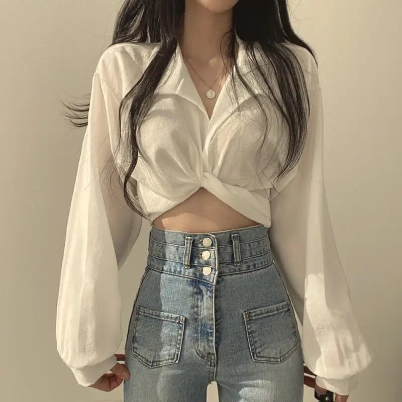 Ninna - Crop Top im koreanischen Stil