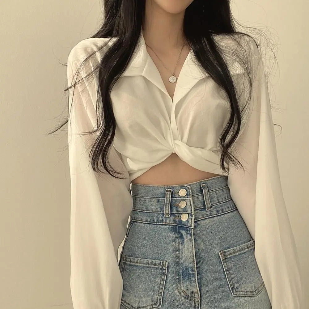 Ninna - Crop Top im koreanischen Stil