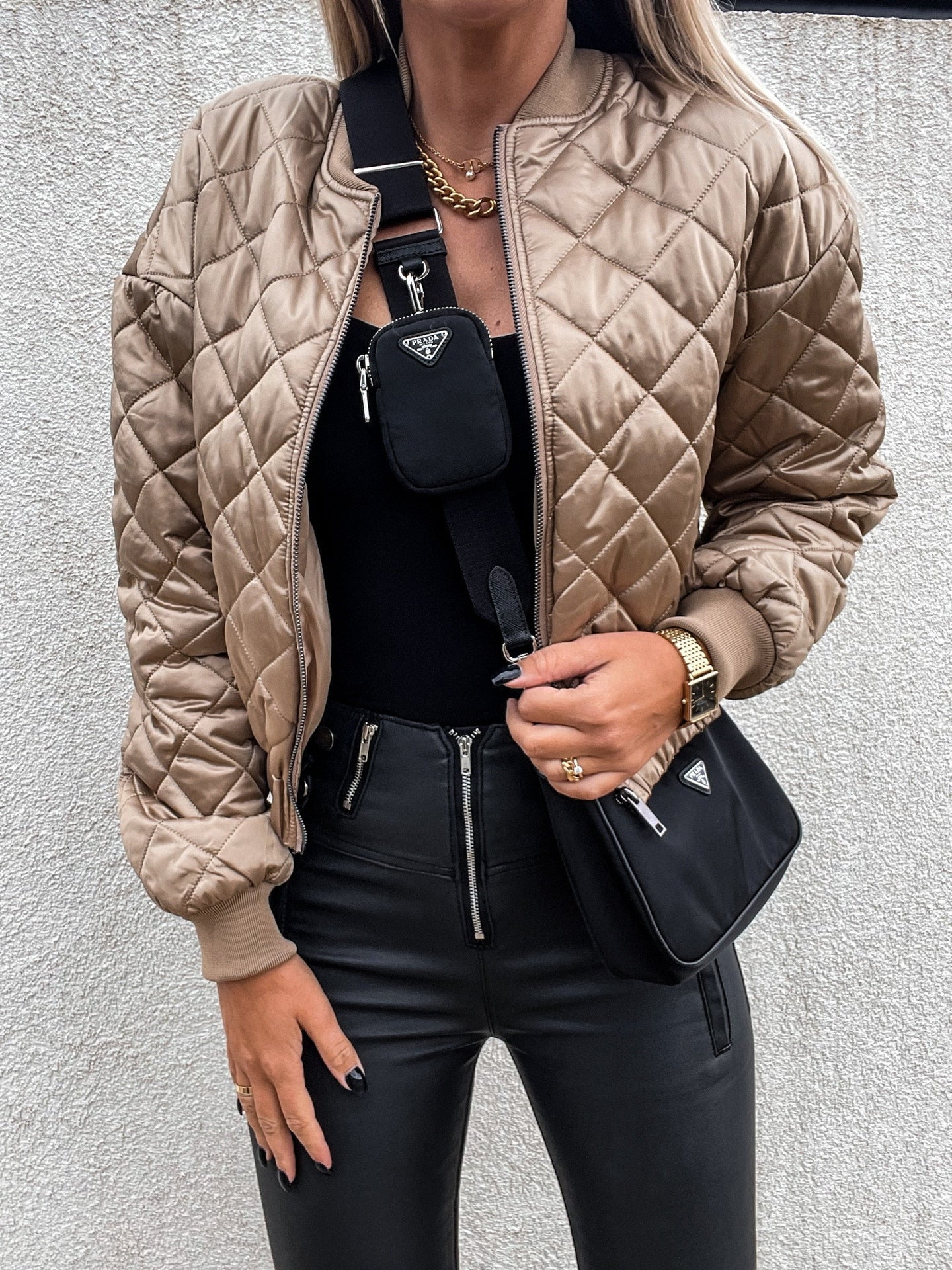 Lillymoda | Camila - gesteppte verkürzte Daunenjacke