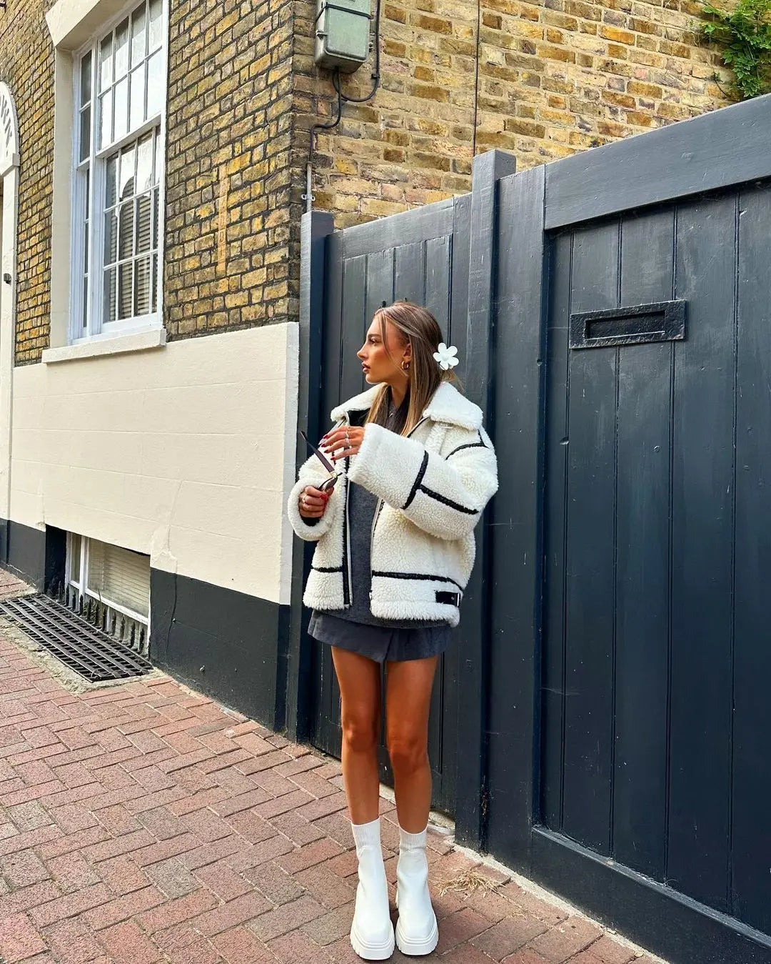 Lillymoda | Ezra - Vintage Stehkragen Jacke