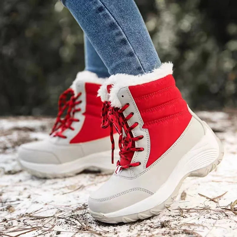 Lillymoda | Beatrice - trendy flauschige winterstiefel