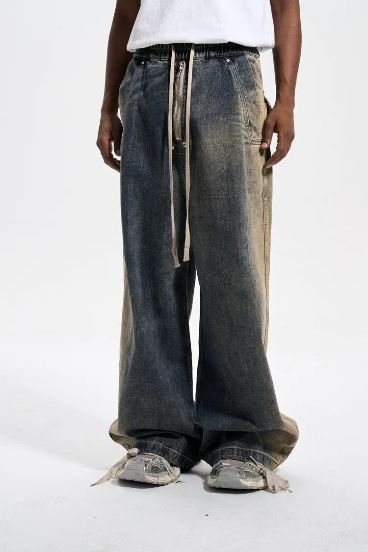Quentin - Hard-Washed Baggy Jeans
