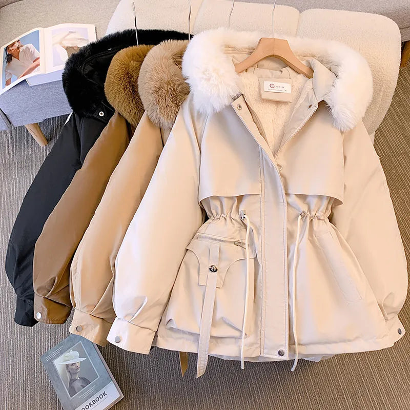 Lillymoda | Hazel - Stylische Winterjacke mit Fellfutter für Frauen